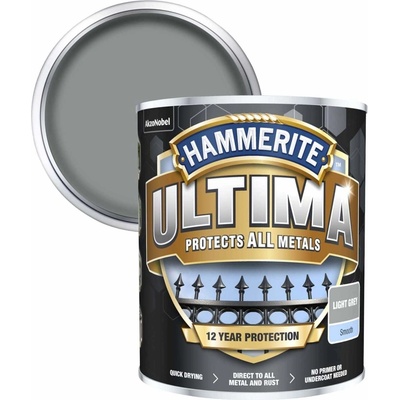 HAMMERITE ULTIMA 3v1 Čierna RAL9005 lesklá,0,75L
