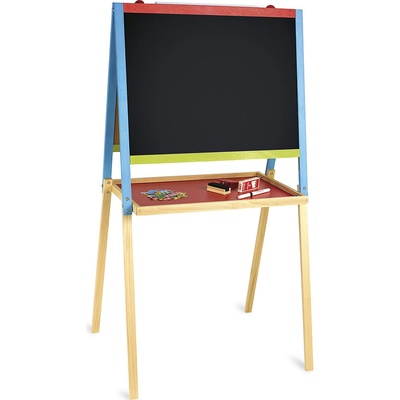 Jeujura Dřevěná multiaktivní tabule 56 x 43 cm s příslušenstvím