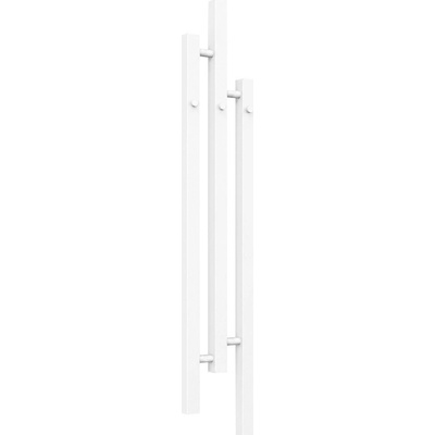 Cerano Fabiano háčky na ručníky boční připojení 1200 mm x 220 mm bílá lesklá