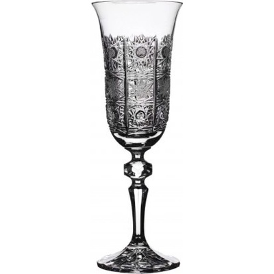 Pb Crystal Broušené sklenice Laura na šampaňské flétny 6 ks 150 ml
