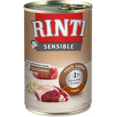 Rinti Sensible jahňa a ryža 12 x 400 g
