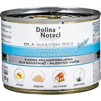 Dolina Noteci Premium Junior jahňacie žalúdky 185 g