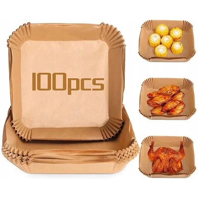 Pečicí papír NetPrice.pl 23 cm x 23 cm hnědý