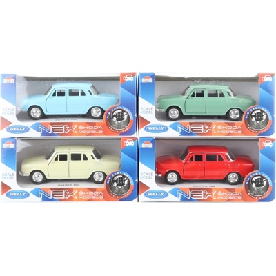 Welly Dromader Auto Škoda 100 11cm béžové 1:34