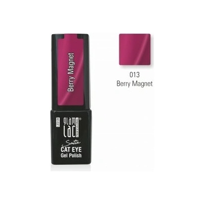 GlamLac Gel lak magnetický fialový 013 Berry Magnet 6 ml