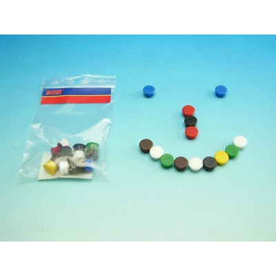 Mikov magnety 851 - barevný mix 13 mm kusů v balení 14