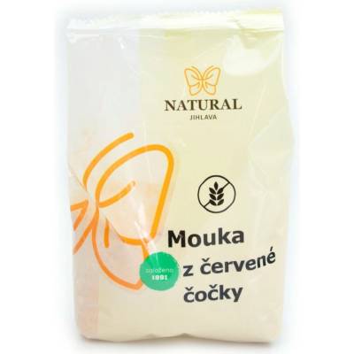 Natural Mouka z červené čočky bez lepku 400 g