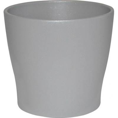 DOMOLETTI Keramický hrniec TOSKANIA strieborný 16 cm