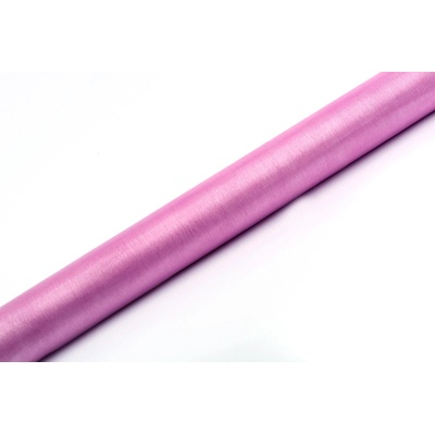 PartyDeco.pl Organza RŮŽOVÁ, šířka 36 cm, návin 9 m