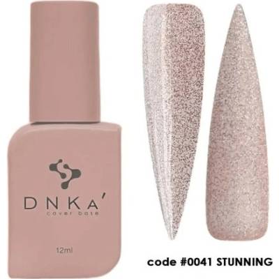DNKa’ Rubber Cover Base 0041 Stunning nude glitter rubber báza 12 ml