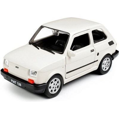 Welly Fiat 126 biela 39 1:34