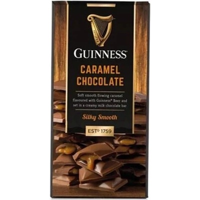 Guinness mléčná čokoláda s karamelovou náplní 15 x 90 g