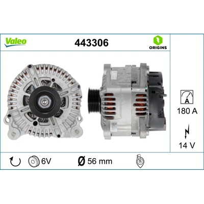 Alternátor VALEO 443306