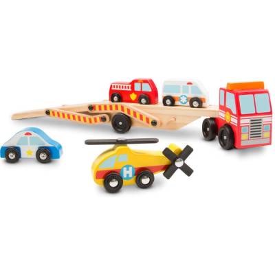 MELISSA & DOUG Tahač se záchrannými auty