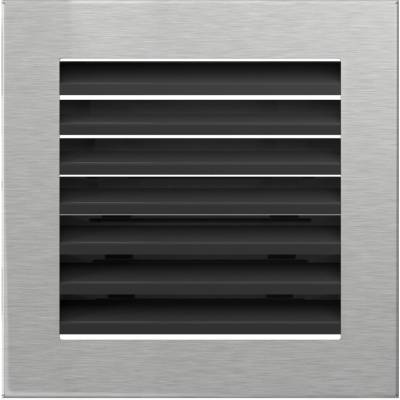Kratki Mriežka FRESH 170 x 170 mm nerezová