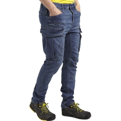 DIADORA Stone Cargo Light kalhoty Jeans Stretch modré – Hledejceny.cz