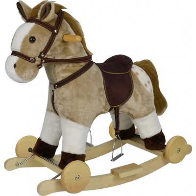 Chipolino Houpací kůň na kolečkách Beige – Hledejceny.cz