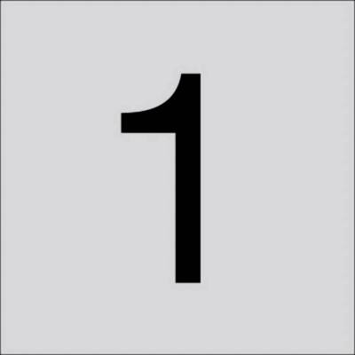 RZB 99222.013.1 Číslica „1“ 100 mm 1 ks