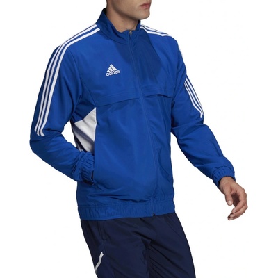 adidas pánska Performance CON22 PRE JKT Tmavo modrá / Biela