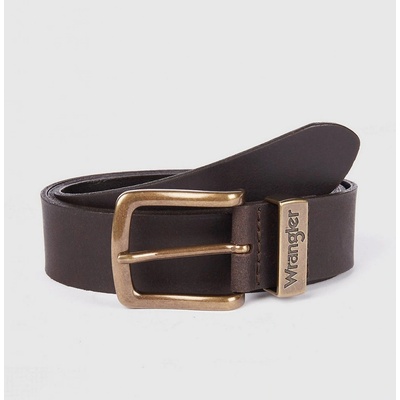 Wrangler pánský opasek Basic Metal Loop Brown W0080US85
