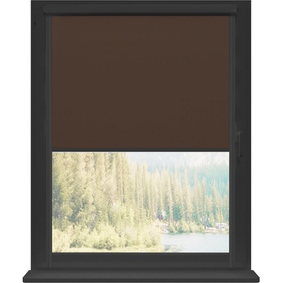 Dekodum Termoizolační roleta v antracitové kazetě, Wenge Silver 150 x 200 cm