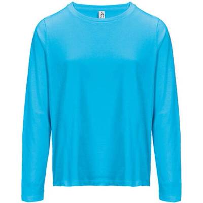 SOĽS Monarch Dámske tričko s dlhým rukávom SL04443 Aqua
