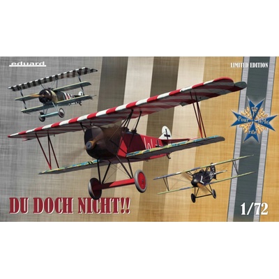 Albatros D.V. Fokker Dr.I Fokker D.VII „Du Doch Nicht“ Ernst Udet Aircraft 1:72