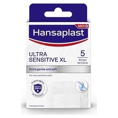 Hansaplast Silicone Soft XL náplast 5 ks
