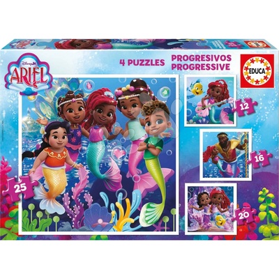 EDUCA Disney Ariel 4v1 12,16,20,25 dielov