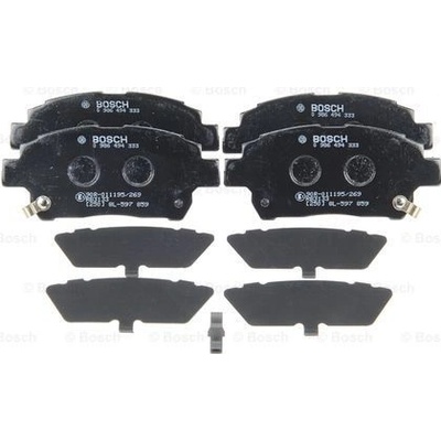 BOSCH Sada brzdových platničiek kotúčovej brzdy 0986494333