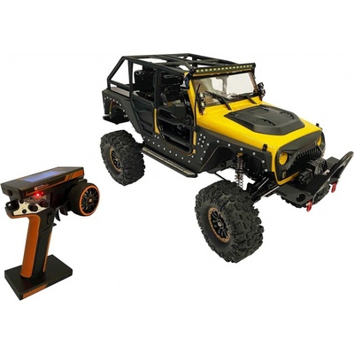DF-4S PRO Crawler žlutý 313mm 1:10 naviják LED DF drive and fly models RC_308121 RTR 1:10
