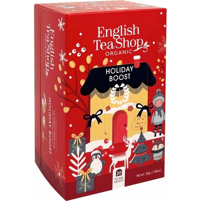 English Tea Shop BIO Vianočný čaj Sviatočná vzpruha 20 vrecúšok