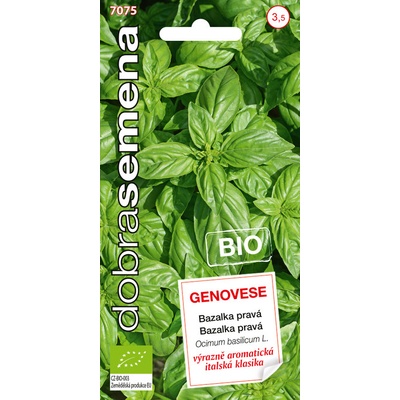 Dobré semená BIO Bazalka pravá Genovese 0,6 g