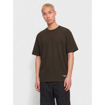 Carhartt WIP Chapter Script Tobacco/White