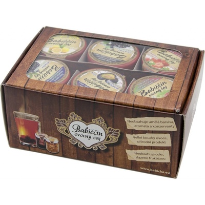 Gemiral Dárková sada Babiččin ovocný pečenný čaj 6 x 60 ml