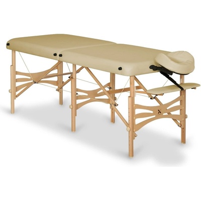 Habys Skladací masážny stôl Alba béžová 33 Vinyl Flex 180 x 70 cm buk svetlý od 180 x 70 cm