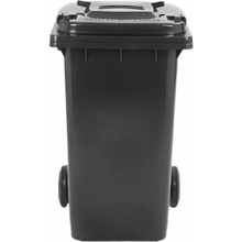 popelnice D100B 100L černá plastová s kolečky