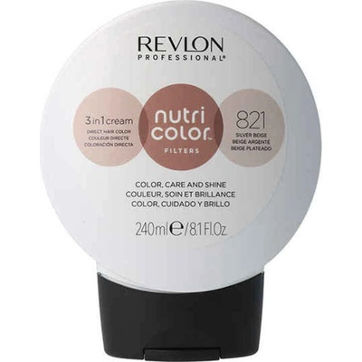 Revlon Nutri Color Filters Barevná maska na vlasy 821 Silver Beige 240 ml