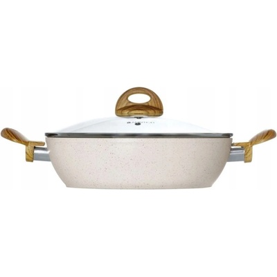 Hluboká pánev s poklicí 28cm AMBITION Nature 80037 3,8L Nepřilnavá
