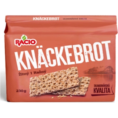 Racio knäckebrot žitný 230 g – Hledejceny.cz