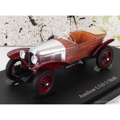 Autocult Amilcar Cgs 3 Skiff Francúzsko 1925 Strieborná červená 1:43