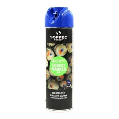 Soppec Forest Marker Fluo 500 ml modrá