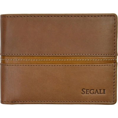 Segali Pánska kožená peňaženka 720 137 2007 brown/cognac