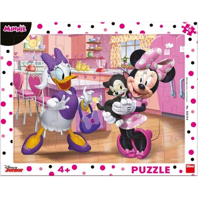 Dino Walt Disney Růžová Minnie v rámečku 40 dielov