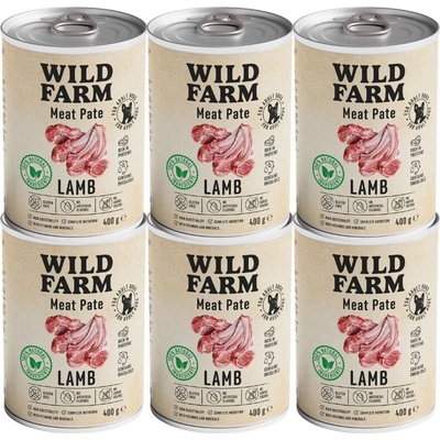 Wild Farm Pate Lamb 6 x 400 g