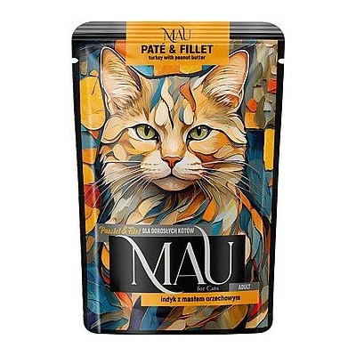 MAU Paté & Filet s morčacím mäsom a arašidovým maslom 85 g