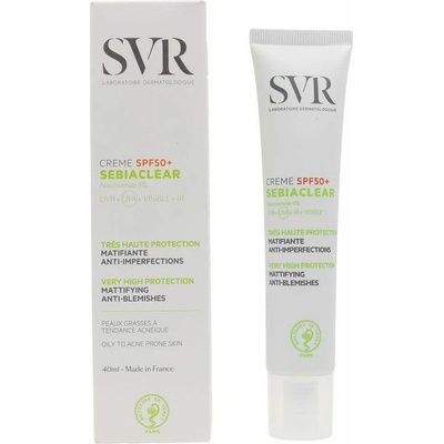 SVR Sebiaclear krém SPF50+ na aknózní pleť 40 ml