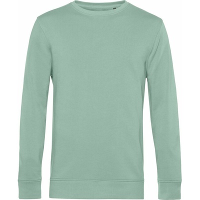 B&C Inspire Crew Neck pánska mikina zelená sage