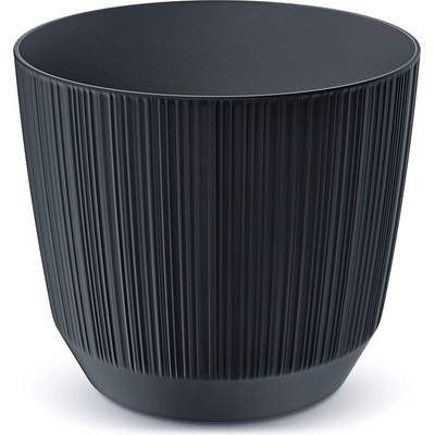 Prosperplast Květináč RYFO antracit 14,6 cm