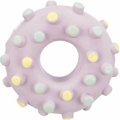 Trixie Mini latexový kroužek se špuntíky 8 cm
